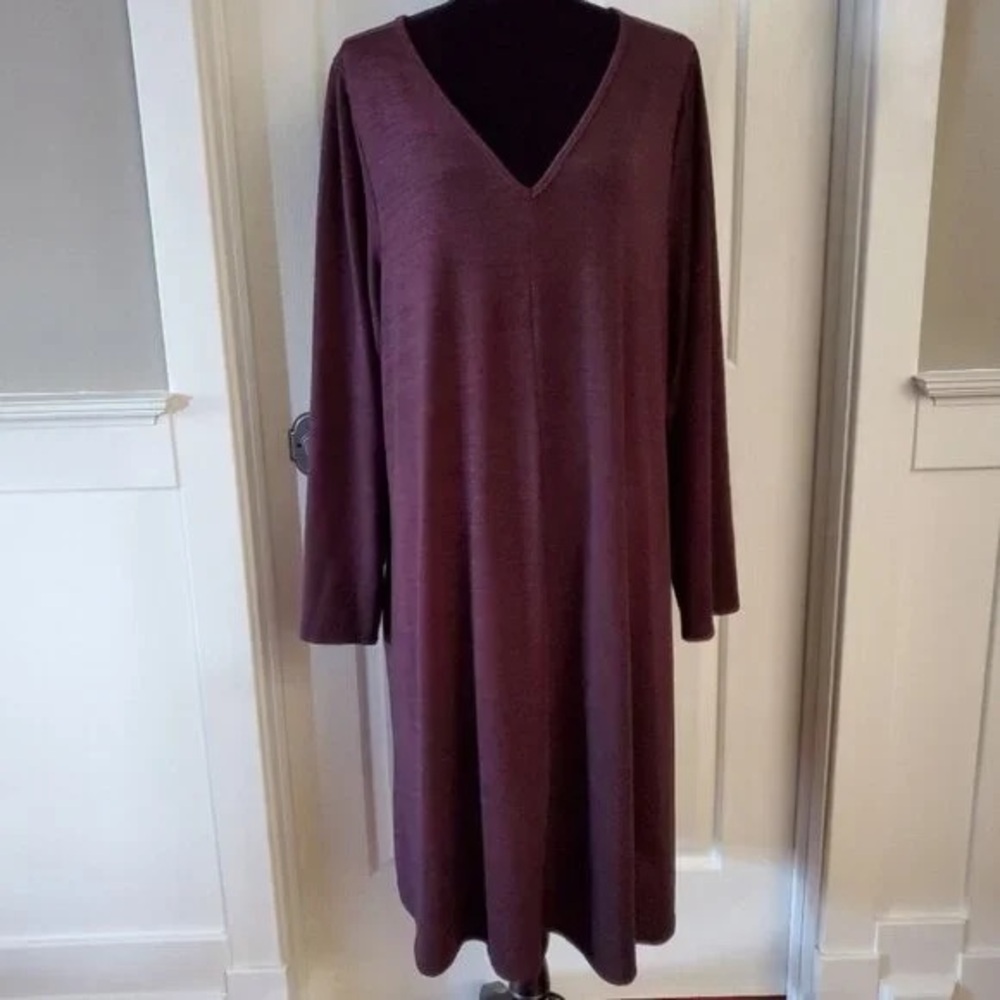 Penningtons V-Neck Maxi Dress - Deep Purple